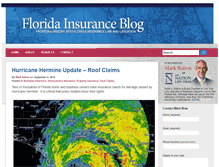 Tablet Screenshot of floridainsuranceblog.com